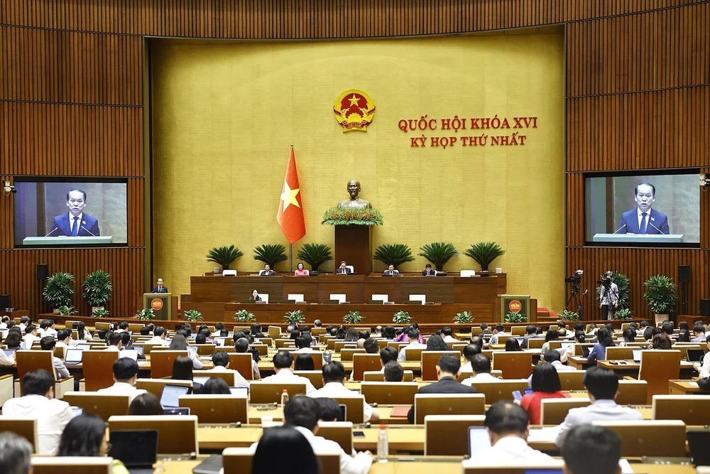 Ngày làm việc cuối cùng của Kỳ họp thứ Nhất, Quốc hội khóa XVI - Ảnh 1.