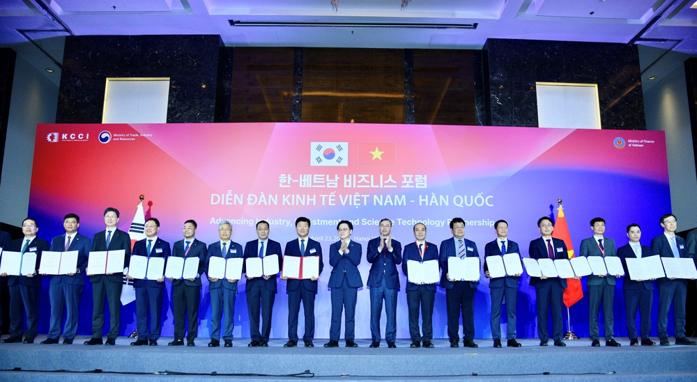 Agribank tham gia Diễn đàn Kinh tế Việt Nam - Hàn Quốc: Thúc đẩy kết nối tài chính, mở rộng hợp tác doanh nghiệp - Ảnh 1.