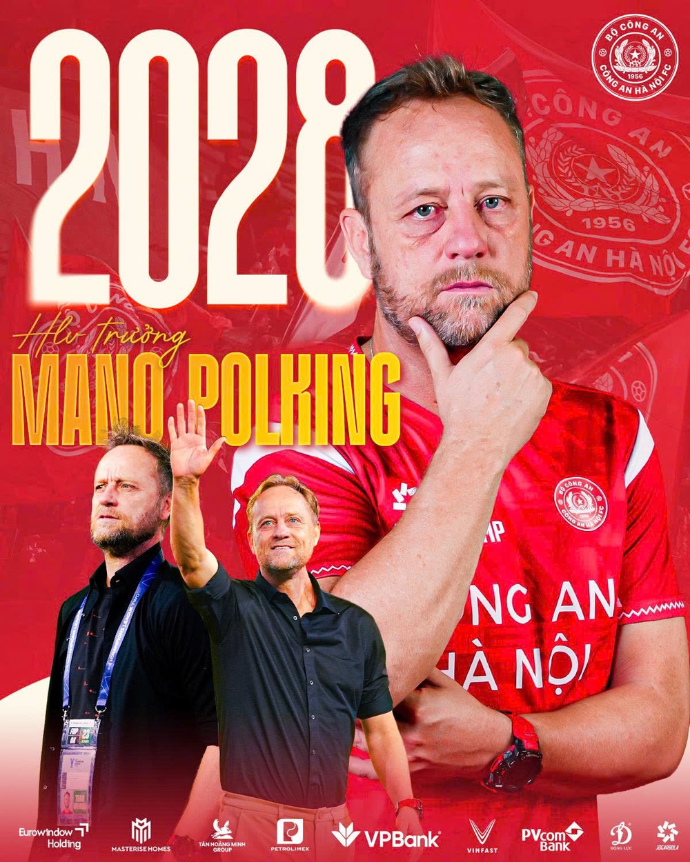 CAHN gia hạn hợp đồng với HLV Polking - Ảnh 1.