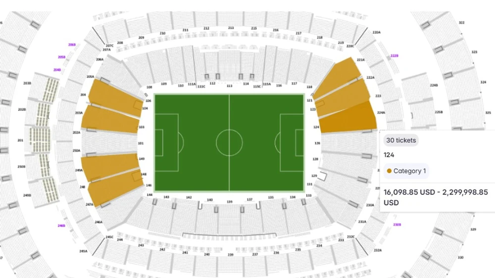 Vé chung kết World Cup 2026 được rao bán với giá hơn 60 tỷ đồng  - Ảnh 1.