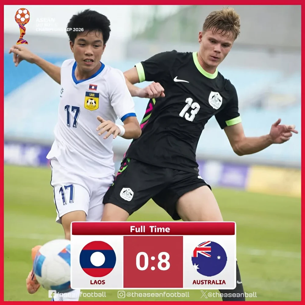 Đội từng đánh bại Thái Lan rời giải U17 Đông Nam Á với thất bại 0-8 - Ảnh 1.