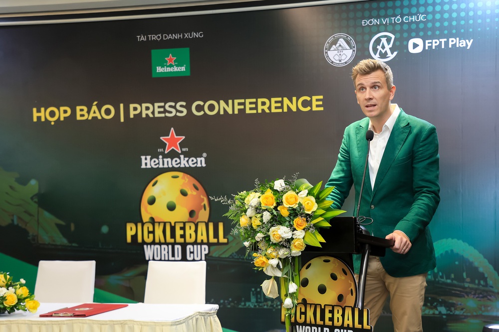 Heineken trở thành nhà tài trợ danh xưng Pickleball World Cup 2026 tại Đà Nẵng - Ảnh 1.