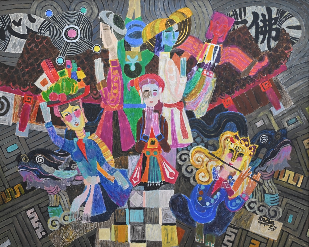 Họa sĩ Trần Nguyên Dũng - Một cuộc đời rực rỡ trong tranh - Ảnh 7.