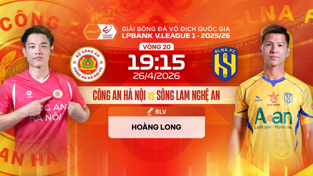Link xem trực tiếp bóng đá Công an Hà Nội vs Sông Lam Nghệ An 19h15 hôm nay, V-League vòng 20 - Ảnh 2.