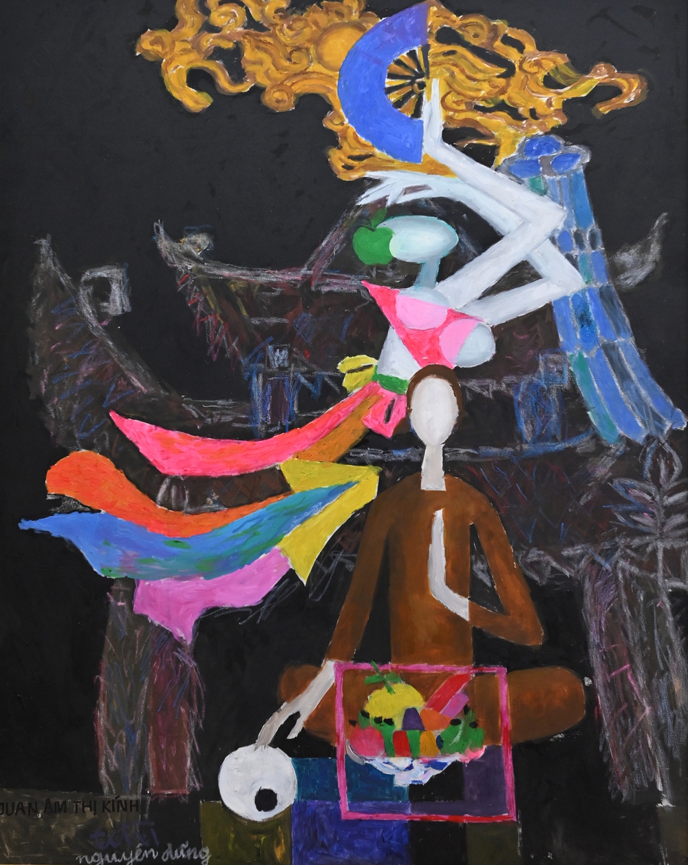 Họa sĩ Trần Nguyên Dũng - Một cuộc đời rực rỡ trong tranh - Ảnh 12.