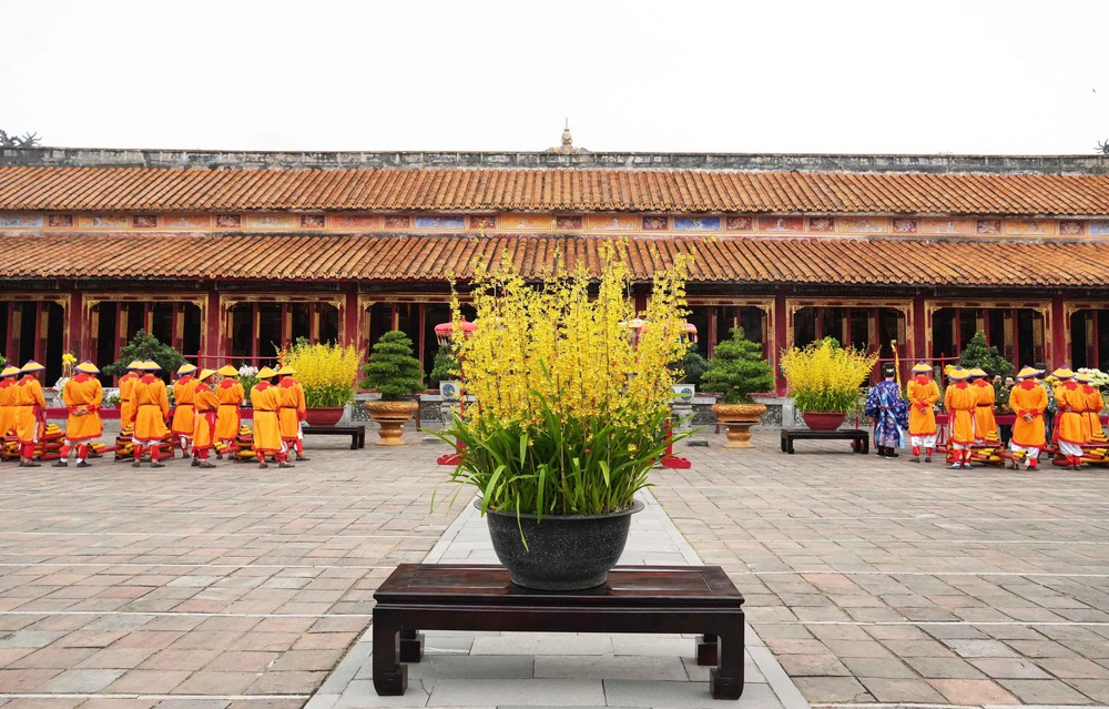 Tái hiện Lễ “Cung tiến kỳ hoa dị thảo” trong Đại Nội Huế - Ảnh 2.
