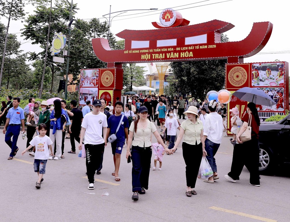 Phú Thọ đón gần 6,5 triệu lượt khách dịp Giỗ tổ Hùng Vương 2026 - Ảnh 3.