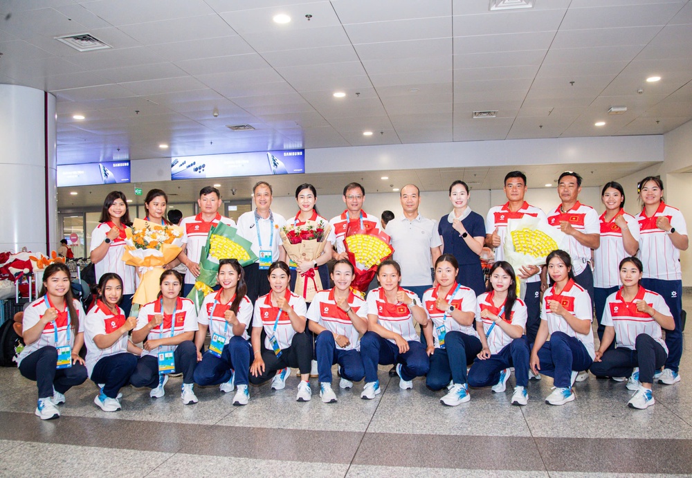 Kết thúc tranh tài tại Đại hội thể thao bãi biển châu Á, đội điền kinh và đua thuyền về nước - Ảnh 2.