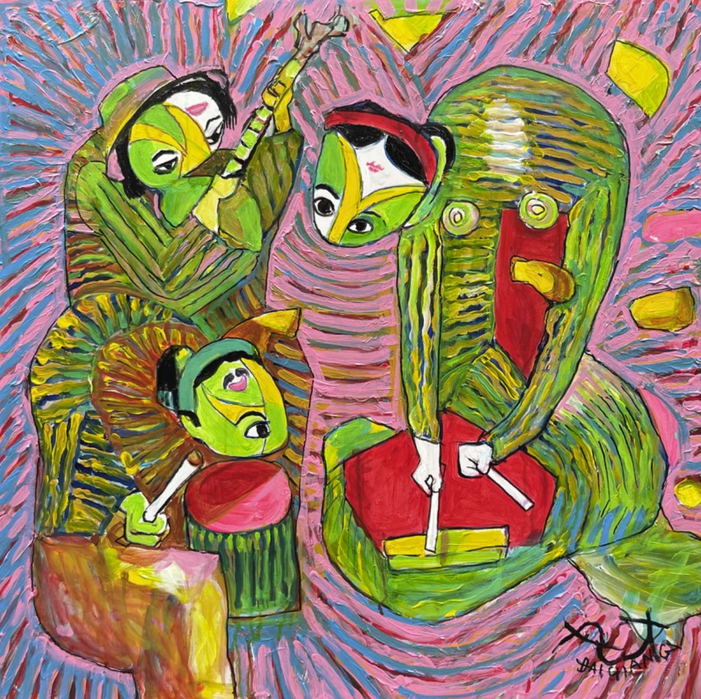 Họa sĩ Nguyễn Đại Giang: Đối thoại giữa ký ức và kỷ nguyên AI bằng "Nghệ thuật Đảo ngược" - Ảnh 3.