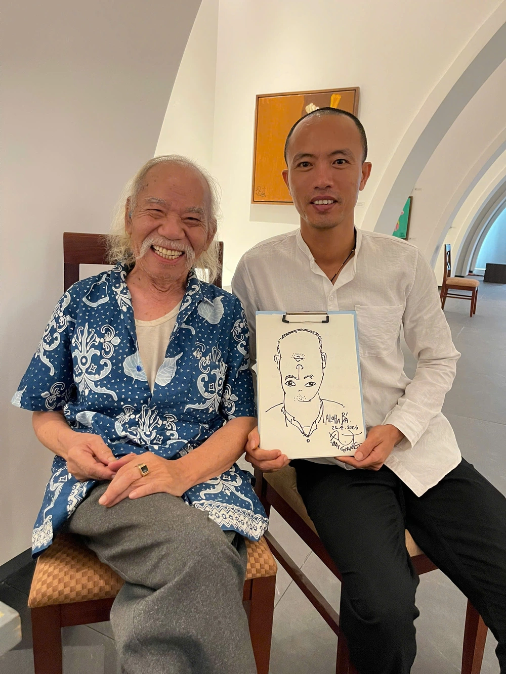 Họa sĩ Nguyễn Đại Giang: Đối thoại giữa ký ức và kỷ nguyên AI bằng "Nghệ thuật Đảo ngược" - Ảnh 2.