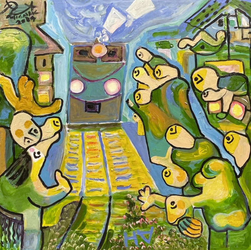 Họa sĩ Nguyễn Đại Giang: Đối thoại giữa ký ức và kỷ nguyên AI bằng "Nghệ thuật Đảo ngược" - Ảnh 5.