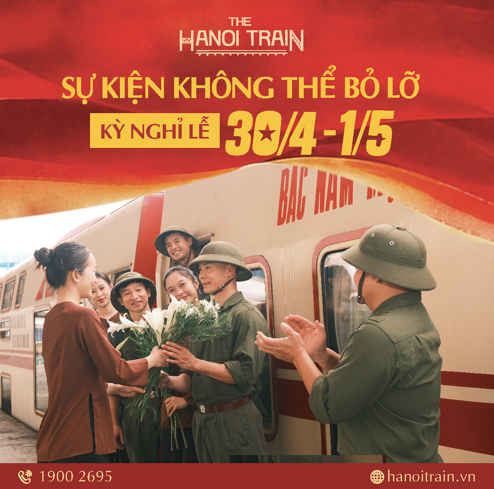 "Chạm vào ký ức" với chuyến tàu Hà Nội 5 Cửa Ô đặc biệt dịp 30/4 – 1/5 - Ảnh 1.