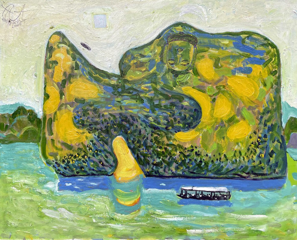 Họa sĩ Nguyễn Đại Giang: Đối thoại giữa ký ức và kỷ nguyên AI bằng "Nghệ thuật Đảo ngược" - Ảnh 6.