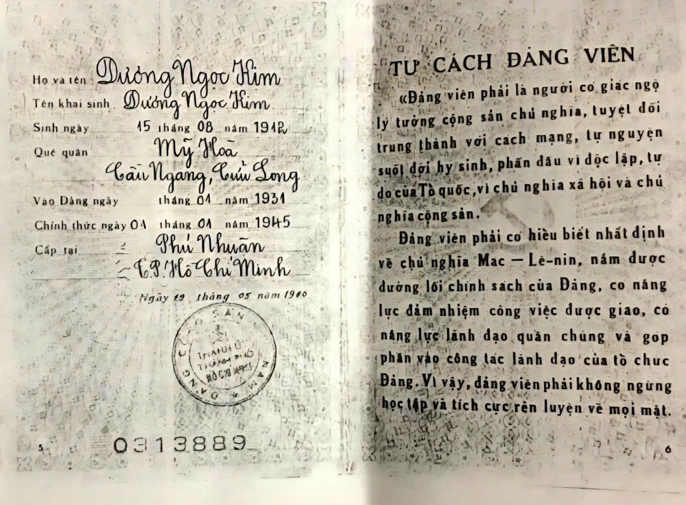 Từ tù nhân Côn Đảo đến người Chính trị viên đầu tiên ở Kiên Giang - Ảnh 2.