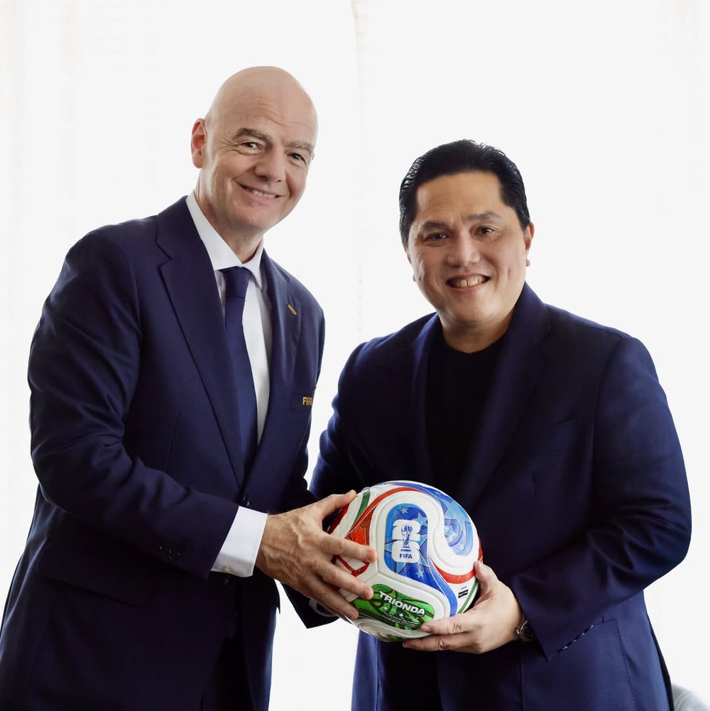 Bóng đá Indonesia nhận tin vui từ Chủ tịch FIFA  - Ảnh 1.