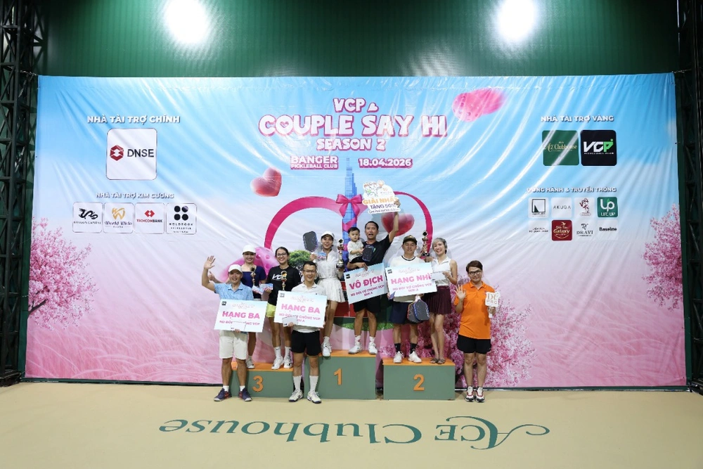 Giải đấu PICKLEBALL COUPLE SAYHI – MÙA 2: Khép lại mùa giải bùng nổ – Lan tỏa tinh thần thể thao và gắn kết cộng đồng - Ảnh 4.