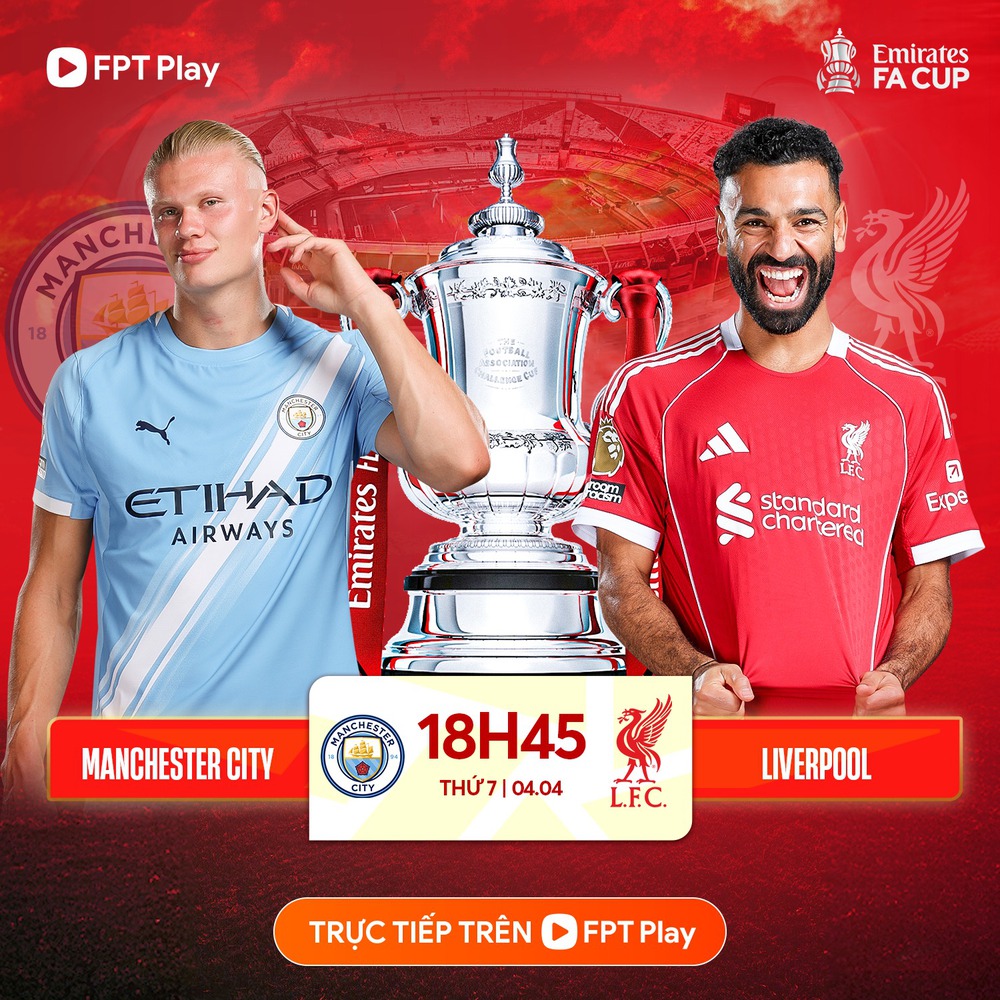 Link xem trực tiếp bóng đá Man City vs Liverpool 18h45 hôm nay, tứ kết FA Cup - Ảnh 2.