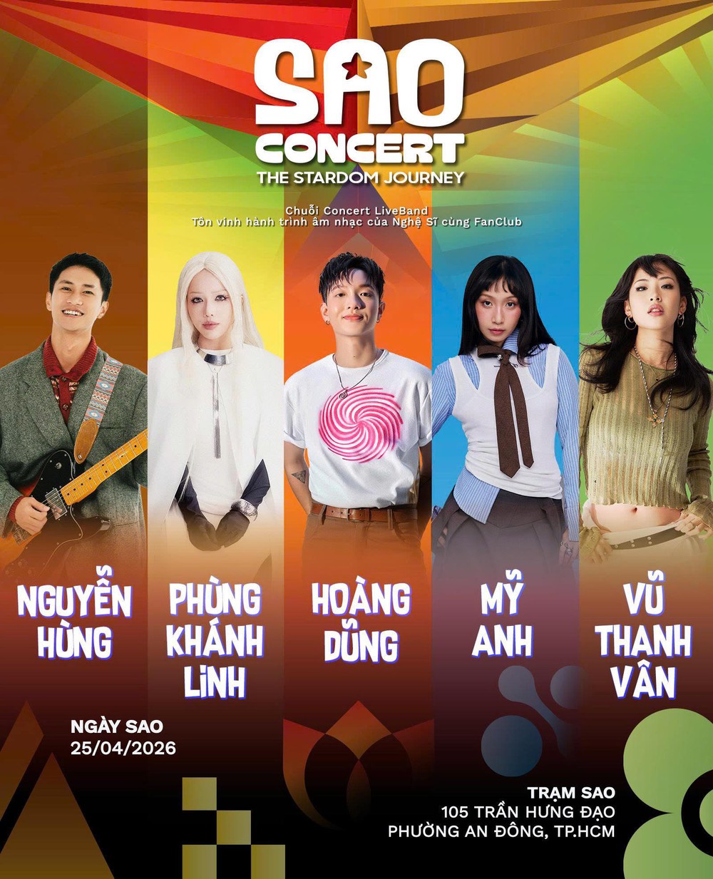 Hoàng Dũng, Phùng Khánh Linh góp mặt tại "Sao Concert" - Ảnh 1.