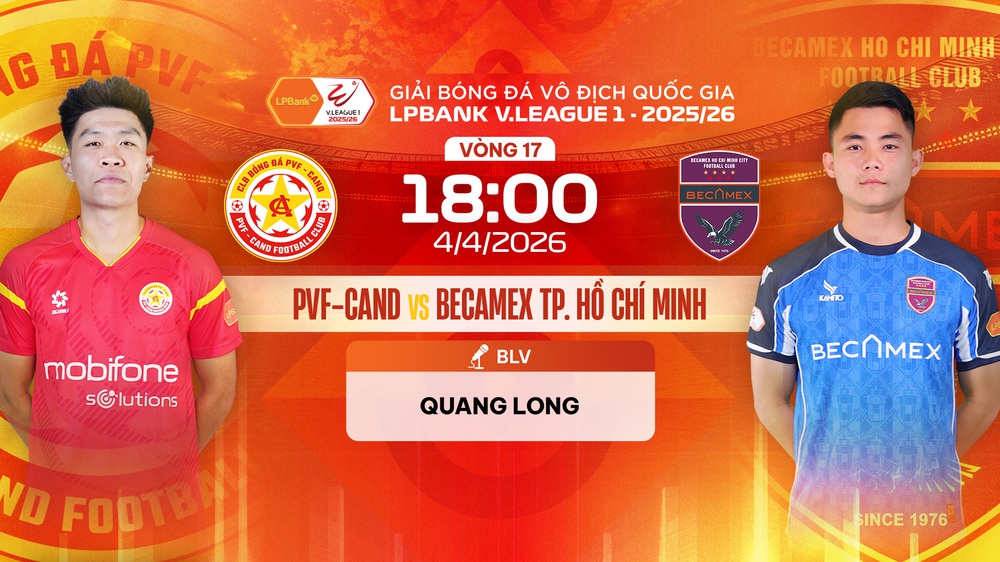 Link xem trực tiếp bóng đá PVF-CAND vs Becamex TPHCM 18h00 hôm nay, V-League vòng 17 - Ảnh 3. trực tiếp bóng đá