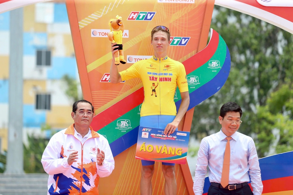 Marchuk Dzianis thắng chặng cuối, xác định các danh hiệu chung cuộc ở Cúp xe đạp truyền hình TP.HCM 2026 - Ảnh 1.