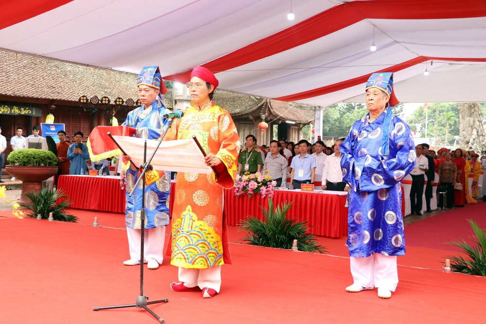 Lễ hội Văn Miếu Mao Điền tôn vinh đạo học của dân tộc - Ảnh 2.
