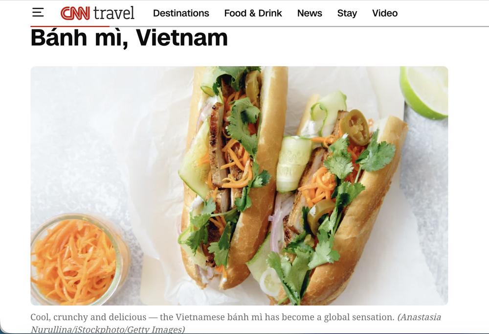 Bánh mì Việt Nam tiếp tục được CNN vinh danh - Ảnh 1.