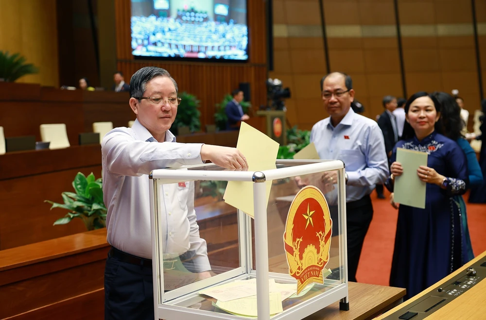 Kỳ họp thứ Nhất, Quốc hội khoá XVI: Quốc hội tiếp tục thực hiện công tác nhân sự - Ảnh 10. Kỳ họp thứ Nhất, Quốc hội khoá XVI: Quốc hội tiếp tục thực hiện công tác nhân sự - Ảnh 10.