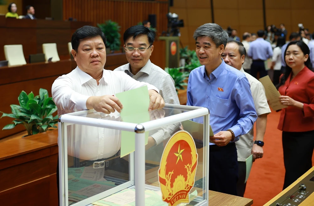 Kỳ họp thứ Nhất, Quốc hội khoá XVI: Quốc hội tiếp tục thực hiện công tác nhân sự - Ảnh 11. Kỳ họp thứ Nhất, Quốc hội khoá XVI: Quốc hội tiếp tục thực hiện công tác nhân sự - Ảnh 11.