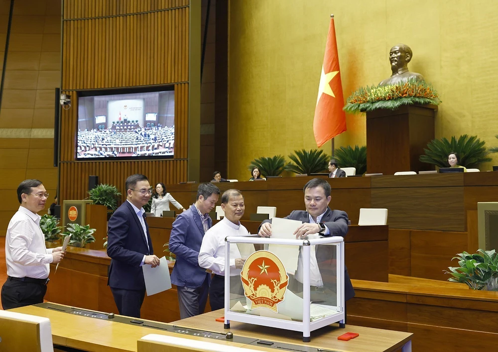 Kỳ họp thứ Nhất, Quốc hội khoá XVI: Quốc hội tiếp tục thực hiện công tác nhân sự - Ảnh 8. Kỳ họp thứ Nhất, Quốc hội khoá XVI: Quốc hội tiếp tục thực hiện công tác nhân sự - Ảnh 8.