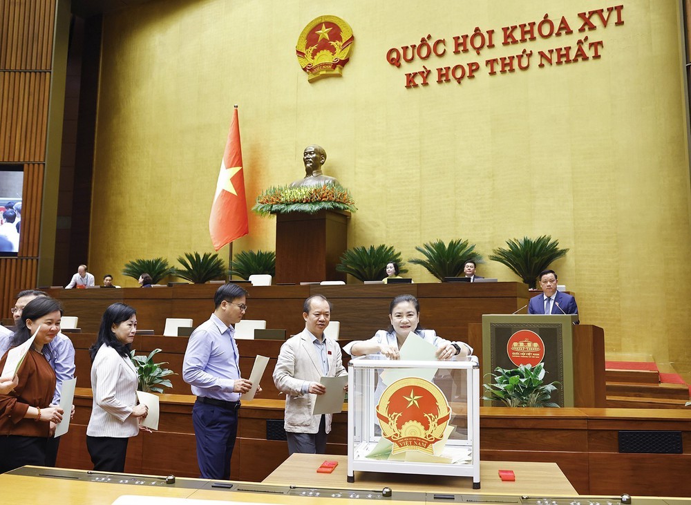 Kỳ họp thứ Nhất, Quốc hội khoá XVI: Quốc hội tiếp tục thực hiện công tác nhân sự - Ảnh 3. Kỳ họp thứ Nhất, Quốc hội khoá XVI: Quốc hội tiếp tục thực hiện công tác nhân sự - Ảnh 3.