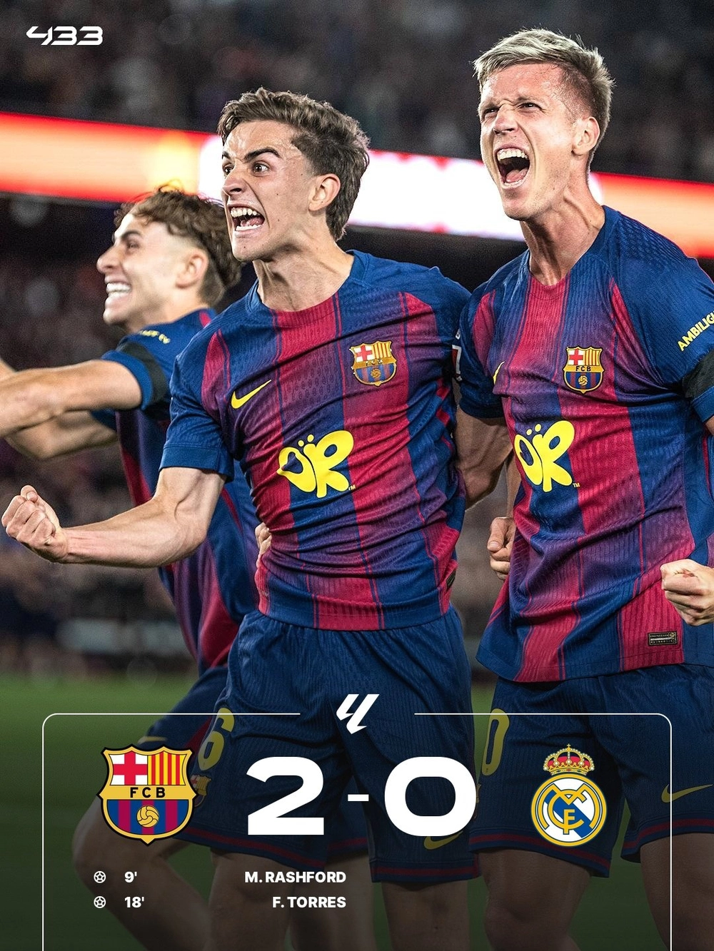 Rashford đá phạt thành bàn, Barcelona thắng Real Madrid và giành chức vô địch La Liga - Ảnh 2.