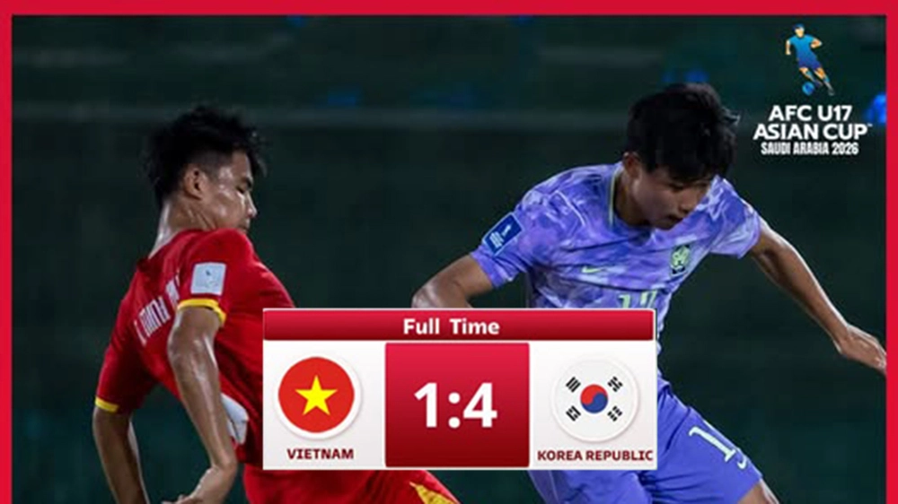 Sụp đổ cuối trận, U17 Việt Nam thua ngược tiếc nuối trước U17 Hàn Quốc - Ảnh 1.