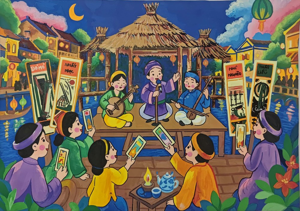"Di sản trong mắt em": Khi tình yêu văn hóa được kể bằng nét vẽ tuổi thơ   - Ảnh 2.