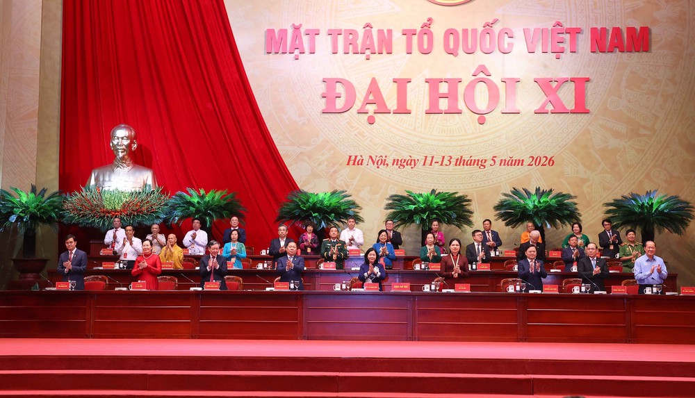 Đại hội MTTQ Việt Nam lần thứ XI hoàn thành ngày làm việc đầu tiên - Ảnh 1.