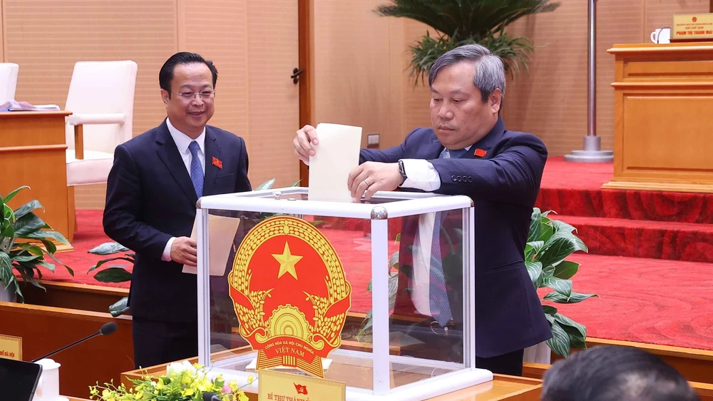 Hà Nội bầu bổ sung 2 Phó Chủ tịch UBND thành phố - Ảnh 6.