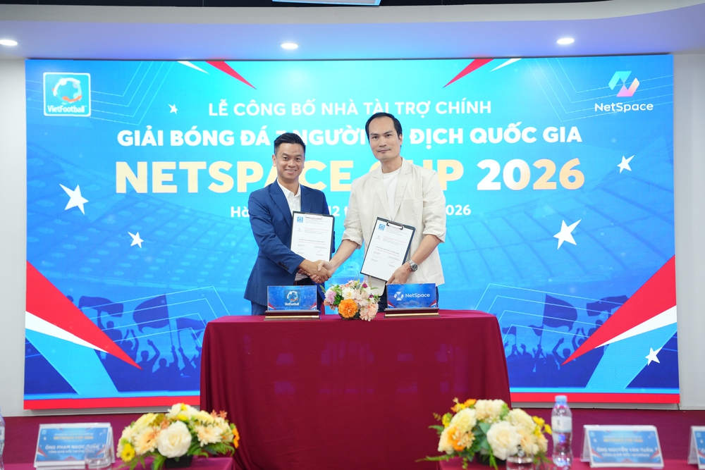 NetSpace trở thành nhà tài trợ chính của Giải bóng đá 7 người Vô địch Quốc gia 2026 - Ảnh 1.
