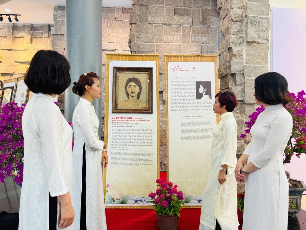 Triển lãm “Sen trong đá”: Tôn vinh vẻ đẹp kiên trung của các nữ tù chính trị tại Côn Đảo - Ảnh 4.