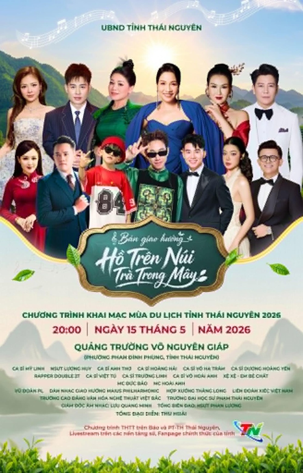 Khai mạc Mùa du lịch Thái Nguyên 2026: 'Bản giao hưởng Hồ trên núi - Trà trong mây' - Ảnh 1.