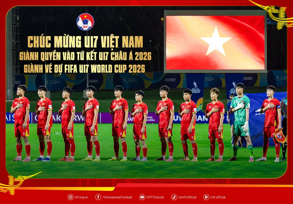 Giành vé đi World Cup, U17 Việt Nam được thưởng 'nóng' 1 tỷ đồng - Ảnh 2. Giành vé đi World Cup, U17 Việt Nam được thưởng 'nóng' 1 tỷ đồng - Ảnh 2.