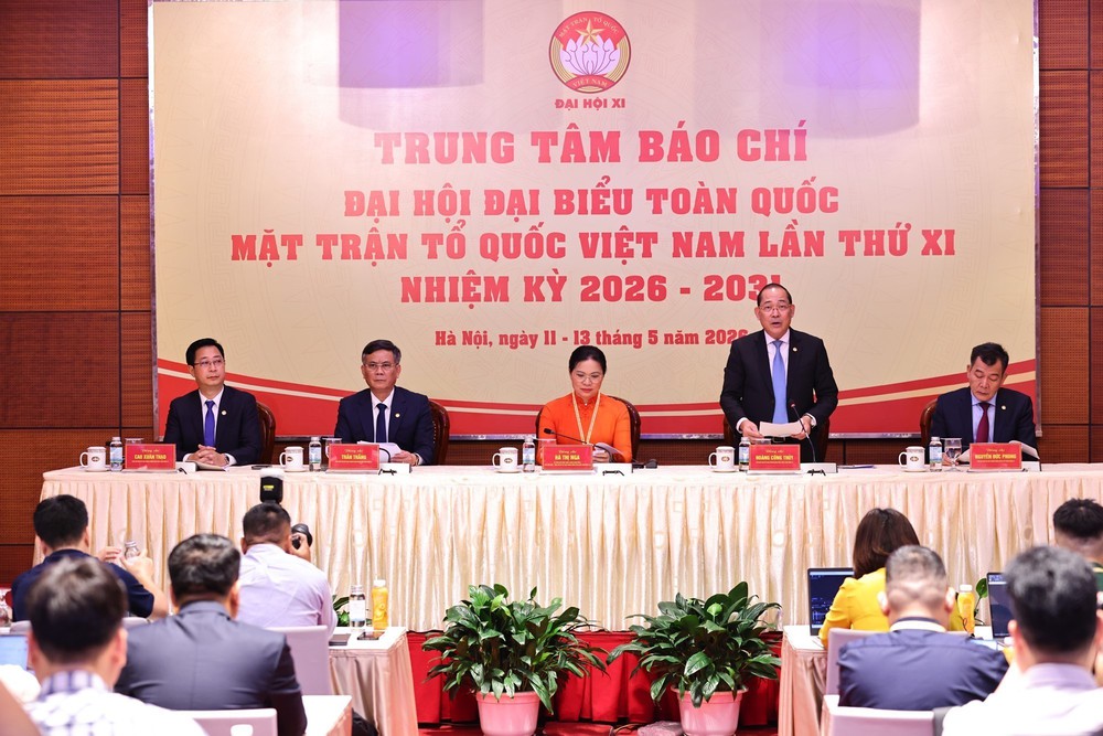 Họp báo công bố kết quả Đại hội đại biểu Mặt trận Tổ quốc Việt Nam lần thứ XI - Ảnh 4.