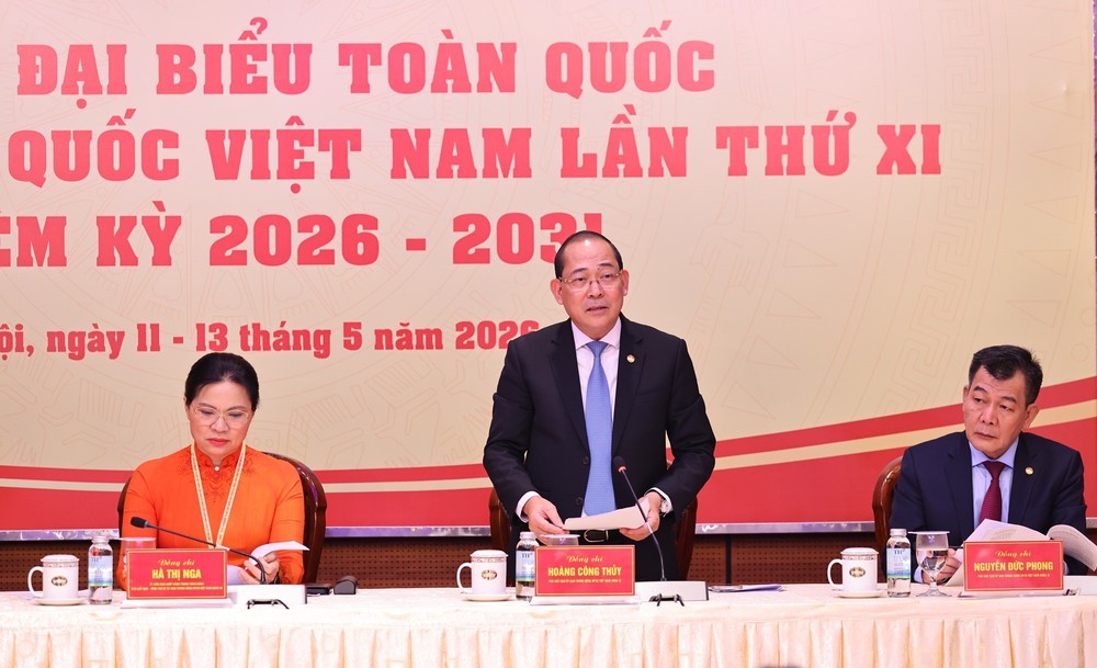 Họp báo công bố kết quả Đại hội đại biểu Mặt trận Tổ quốc Việt Nam lần thứ XI - Ảnh 3.