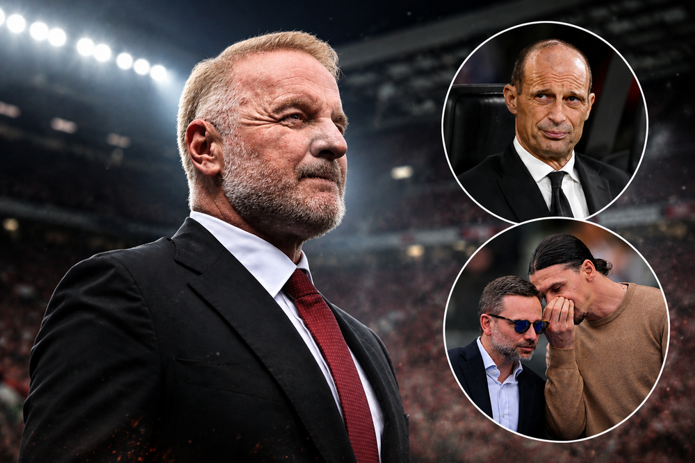 Nội bộ AC Milan đang rối tung và rất có thể cả HLV Max Allegri cùng CEO Giorgio Furlani, GĐTT Igli Tare lẫn Zlatan Ibrahimovic đều phải ra đi.