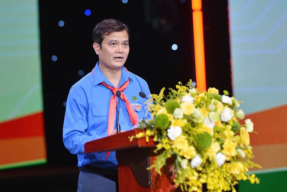 Đội Thiếu niên Tiền phong Hồ Chí Minh đón nhận Huân chương Lao động hạng Nhất - Ảnh 4. Đội Thiếu niên Tiền phong Hồ Chí Minh đón nhận Huân chương Lao động hạng Nhất - Ảnh 4.