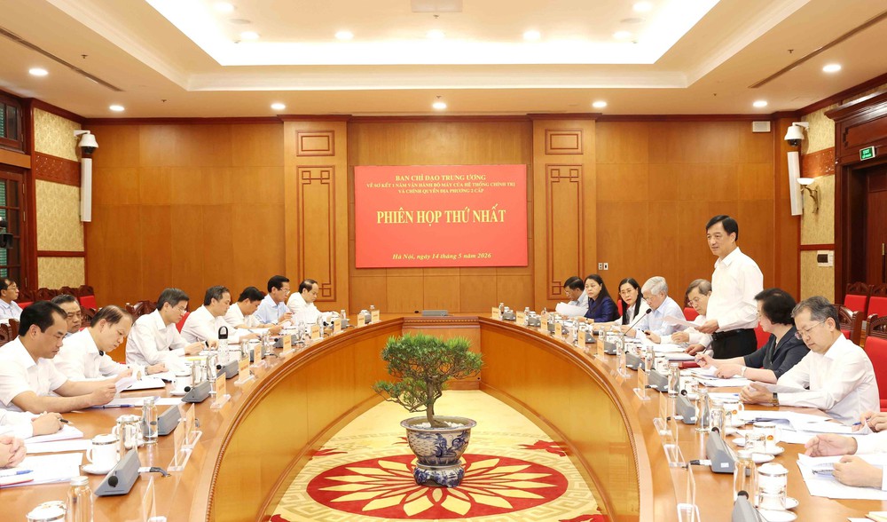 Phiên họp thứ nhất Ban Chỉ đạo Trung ương về sơ kết 1 năm vận hành bộ máy của hệ thống chính trị và chính quyền địa phương 2 cấp - Ảnh 3. Phiên họp thứ nhất Ban Chỉ đạo Trung ương về sơ kết 1 năm vận hành bộ máy của hệ thống chính trị và chính quyền địa phương 2 cấp - Ảnh 3.