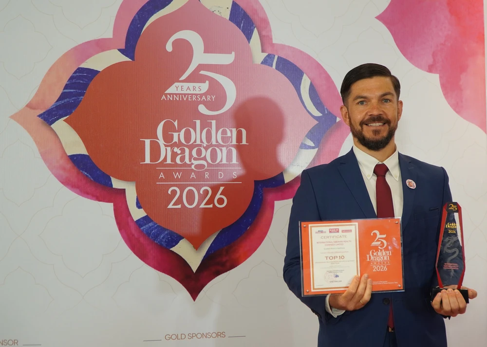 Siberian Health Quốc tế lần thứ hai được vinh danh tại Giải thưởng Rồng Vàng 2026 - Ảnh 2.