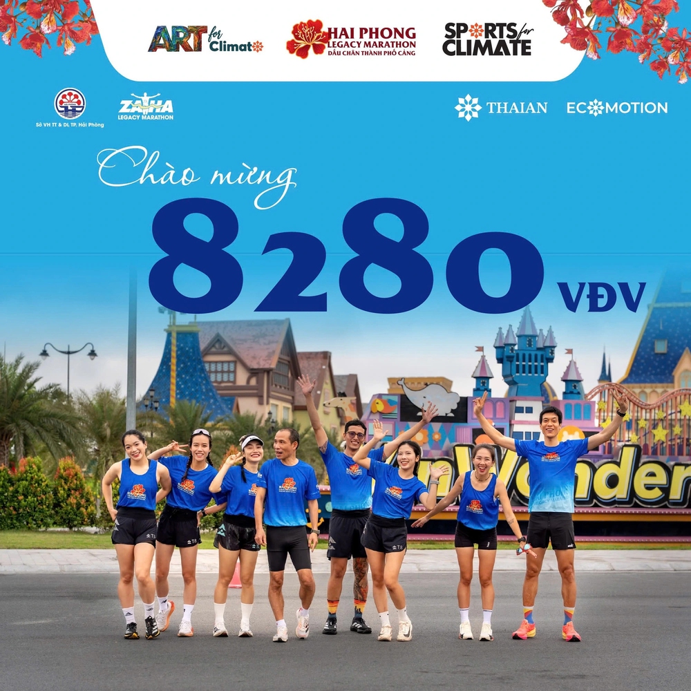 Gần 10.000 VĐV tham dự Hải Phòng Legacy Marathon 2026  - Ảnh 1.