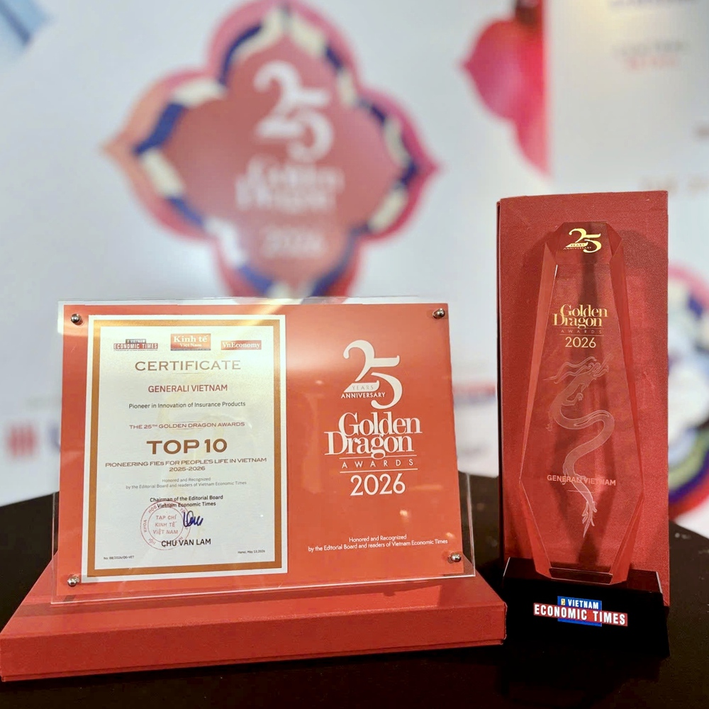 Generali Việt Nam được vinh danh tại Giải thưởng Rồng Vàng 2026 - Ảnh 2.