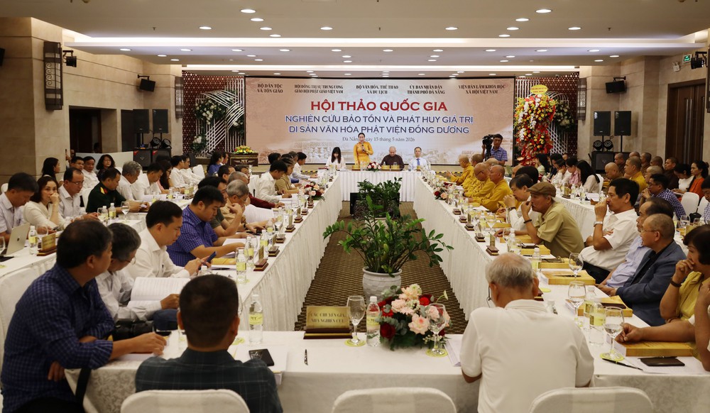 Thúc đẩy bảo tồn và phát huy giá trị di sản văn hóa Phật viện Đồng Dương - Ảnh 4.