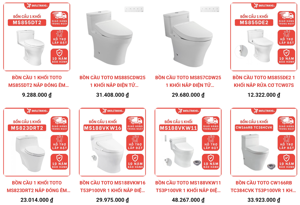 TOTO Bán Lẻ Tại Kho - Công ty cung cấp bồn cầu TOTO, thiết bị vệ sinh TOTO chính hãng tại Việt Nam - Ảnh 5. TOTO Bán Lẻ Tại Kho - Công ty cung cấp bồn cầu TOTO, thiết bị vệ sinh TOTO chính hãng tại Việt Nam - Ảnh 5.