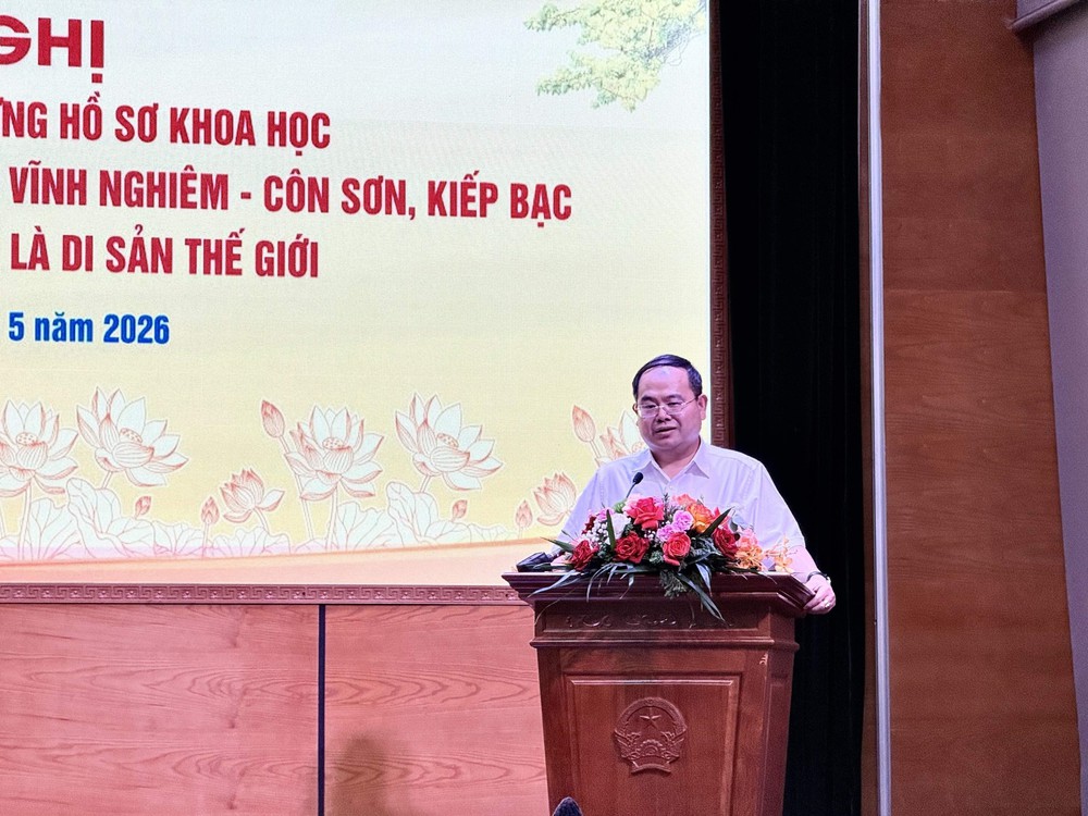 Hội nghị Tổng kết hành trình đưa Yên Tử - Vĩnh Nghiêm - Côn Sơn, Kiếp Bạc thành Di sản Thế giới - Ảnh 2.